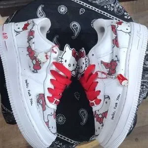 Nike Shoes Custom Hello Kitty Air Force S Poshmark